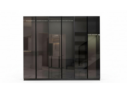 Modern grey wardrobe bedroom cabinets designer furniture