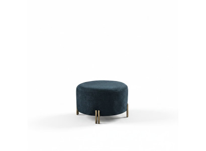 Designer dark blue stool living room footstool seating furniture elegant furniture