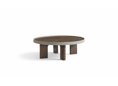 Brown living room round coffee table designer wooden table round tables new
