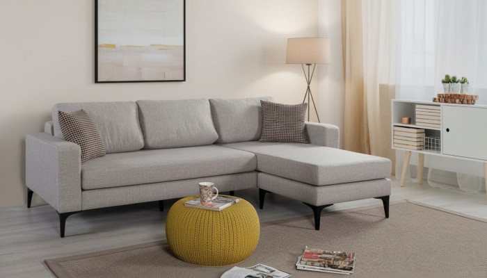 Living room sofa L-shape furniture modern luxury corner sofa couch upholstery new