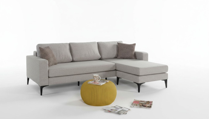 Living room sofa L-shape furniture modern luxury corner sofa couch upholstery new