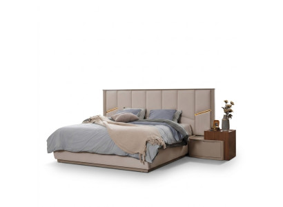 Exclusive double bed upholstered beds bedroom modern furniture