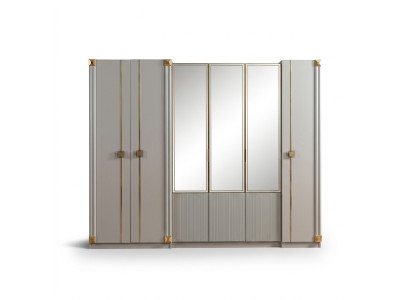 Designer closet bedroom luxurious cabinets style wooden furniture