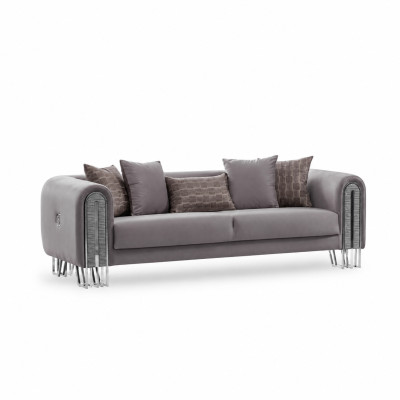 Sofa Luxury Textile Living Room Three-Seater 3 Seat Furniture Couch 240cm Fabric