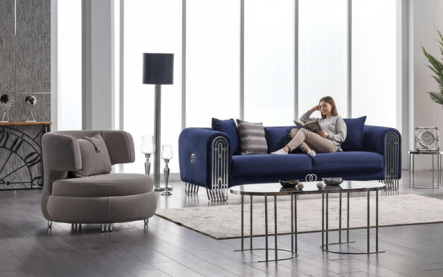 Luxury sofa set couch furniture 3+1 seater couches sofa upholstered furniture 2-piece set