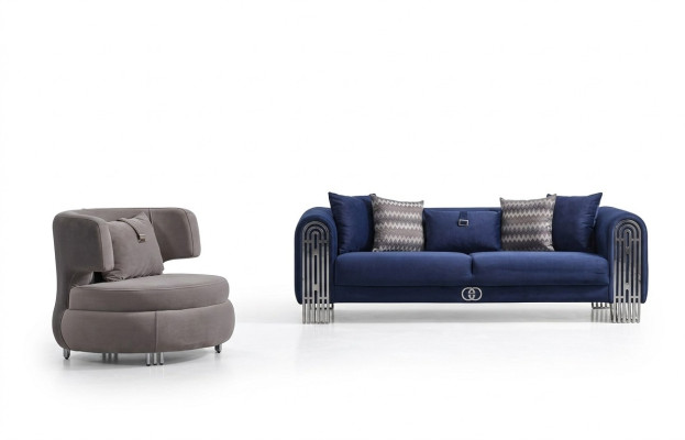 Luxury sofa set couch furniture 3+1 seater couches sofa upholstered furniture 2-piece set