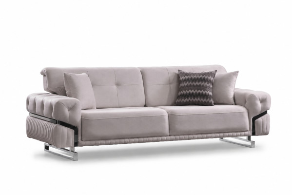 Three-seater sofa, living room furniture, modern upholstered sofa, designer couch, furniture