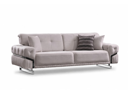 Three-seater sofa, living room furniture, modern upholstered sofa, designer couch, furniture