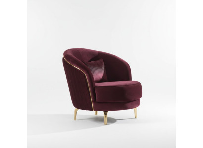 Modern armchair designer seat cushion fabric textile furniture living room furniture