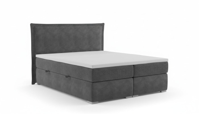 Bed Bedroom Double Bed Luxury Modern Furniture Designer Upholstered Box Spring Bed