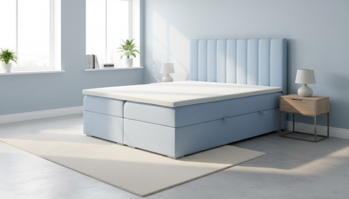 Double bed bedroom designer bed modern box spring bed luxury furniture