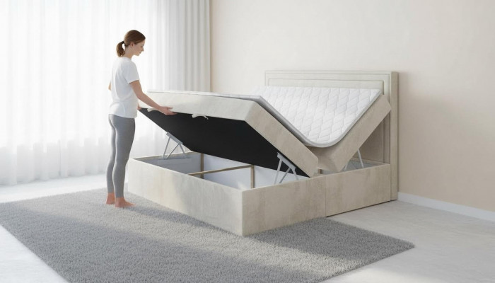 Modern bed upholstery design luxury double furniture bedroom box spring bed furniture
