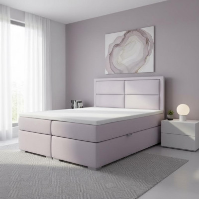 Luxury bedroom bed double upholstered bed modern design furniture box spring bed