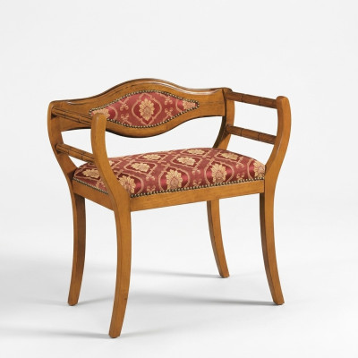 Chair, Upholstered Seat, Designer, Textile, Upholstered Chair, Seating Furniture, Telephone Bench