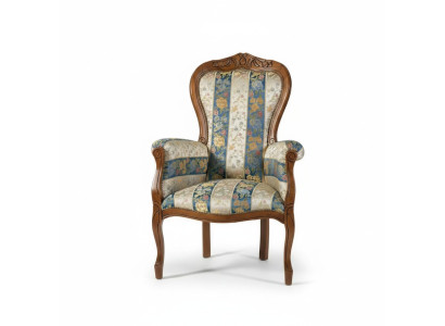 Armchair Designer Seat Luxury Textile Upholstery Fabric Furniture Classic Design