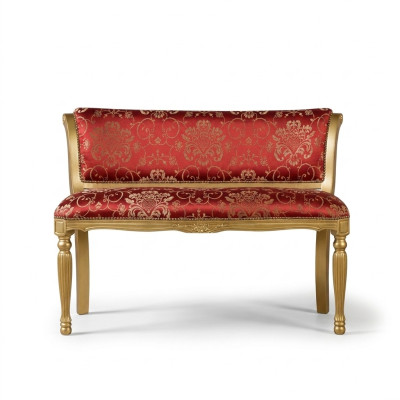 Bench cushion fabric seat style classic designer living room furniture