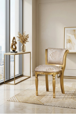 Dining room chair with armrest classic new designer upholstered seating furniture