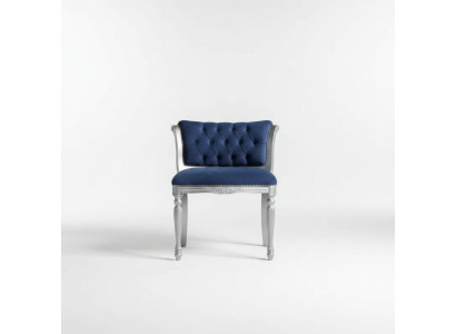 Blue Chesterfield dining chair upholstered furniture armchair classic design