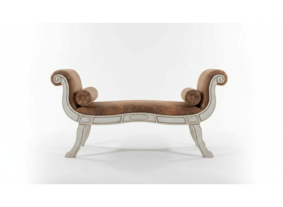 Classic living room bench designer upholstered bench baroque style new