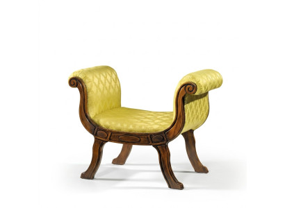 Designer bench upholstery textile fabric classic luxury bench furniture new