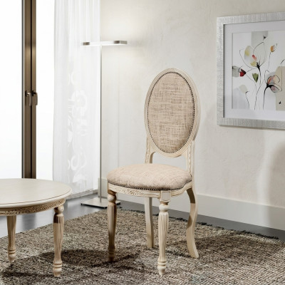 Chair Dining Room Upholstered Chair Classic New Furniture Textile Seat Armchair