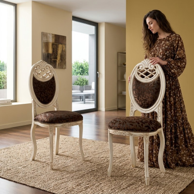 Designer Chair Classic Dining Chair Luxury Furniture New Armchair