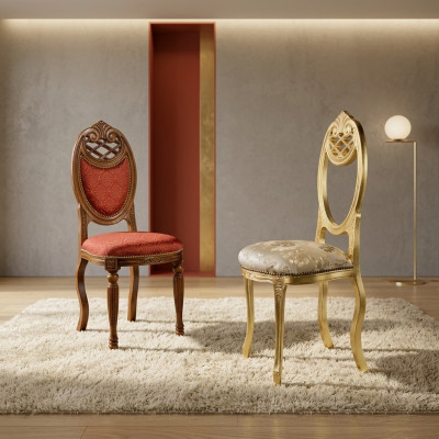 Designer luxury classic dining room chair seating furniture armchair
