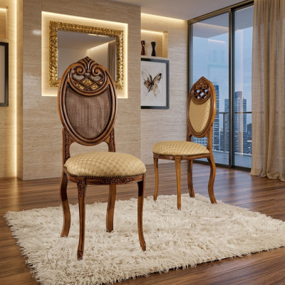 Chair Furniture Design Upholstered Chair Dining Chair Classic Wood Benches