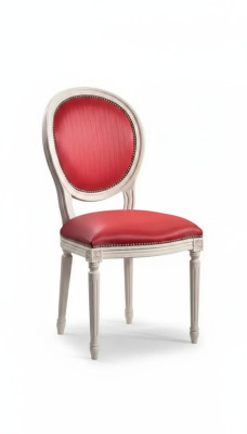 Dining chair pink upholstered chair classic textile seating armchair