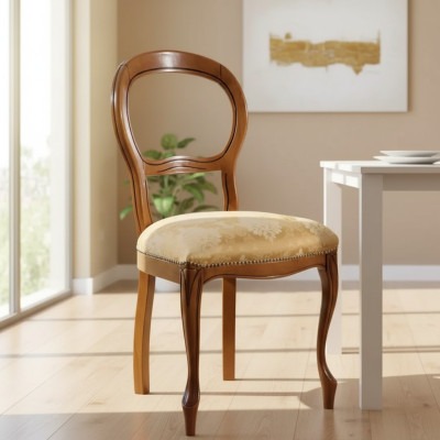Designer chair classic dining chair upholstered chair textile furniture