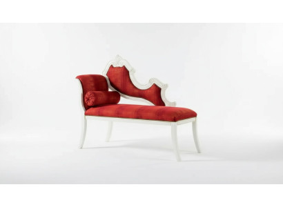 Red chaise lounge classic furniture living room furniture designer lounger