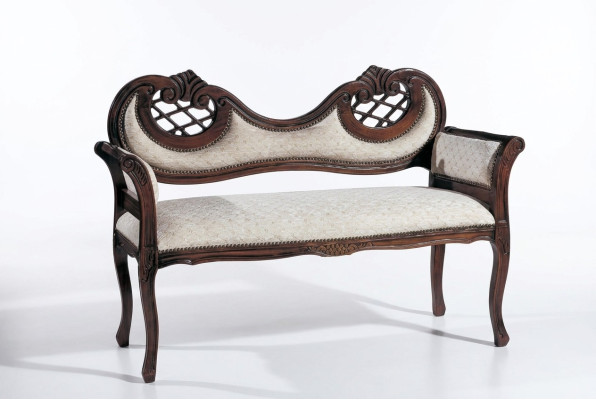 Living room luxury sofa upholstery fabric textile seating upholstered bench