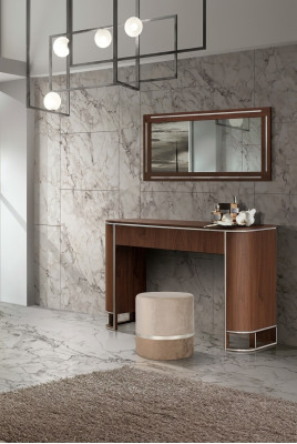 Designer Complete Dressing Table + Mirror Modern Furniture New 2-Piece Set