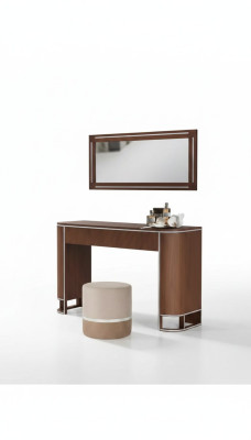 Designer Complete Dressing Table + Mirror Modern Furniture New 2-Piece Set