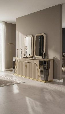 Luxury Sideboard Dining Room Sideboard Modern Design Dresser Mirror New Furniture