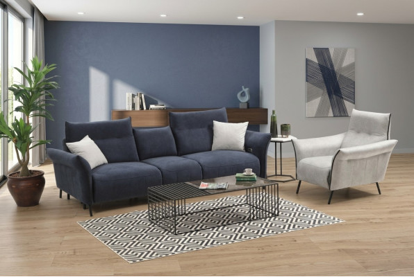 Luxury Sofa Set Three-Seater Sofa Upholstered Armchair Living Room Couch New