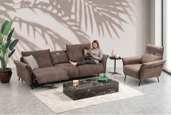 Luxury Complete Set Four-Seater Sofa Couch Designer Armchair Modern Furniture