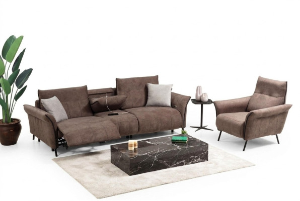 Luxury Complete Set Four-Seater Sofa Couch Designer Armchair Modern Furniture
