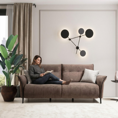 Living room sofa upholstery modern designer three-seater couch new furniture