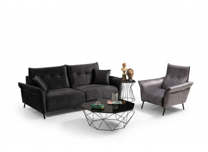 Living Room Suite Modern Design Furniture Luxury Sofa Set 2 pcs.