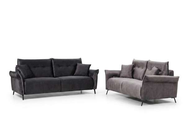 Sofa Set 2 piece Living Room 2x Sofa Couch Three-seater Modern Furniture