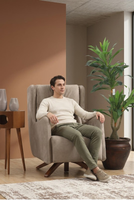 Single-seater armchair living room designer furniture modern upholstered armchair