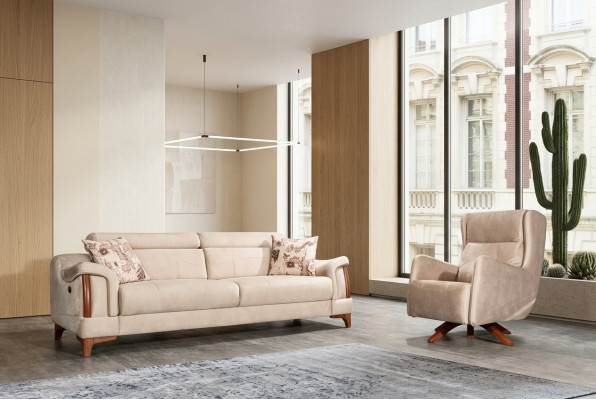Sofa set living room set single seater modern three-seater sofa couch new