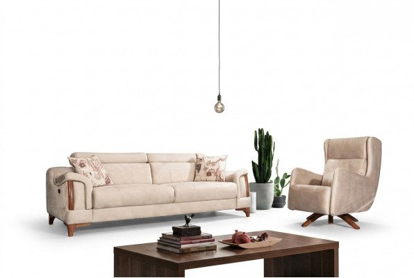 Sofa set living room set single seater modern three-seater sofa couch new