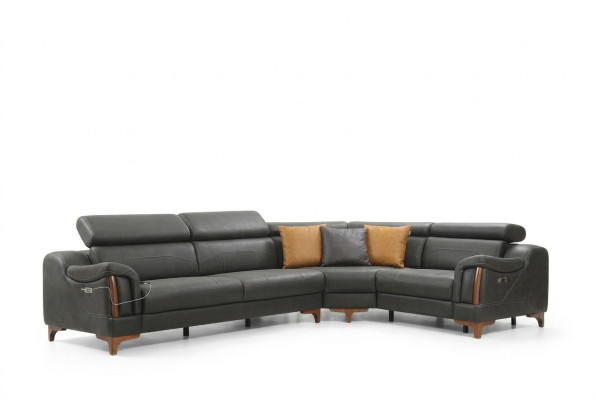 Sectional sofa L-shape sofa couch design upholstery modern textile furniture living room