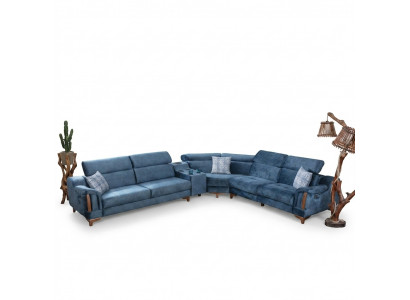 Living room corner sofa L-shape sofa couch modern design furniture textile