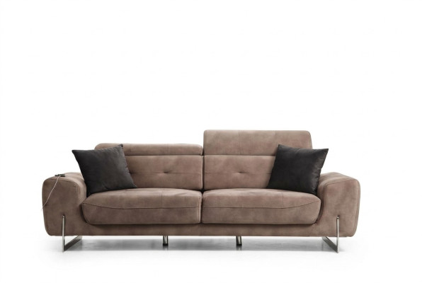 Three-seater sofa couch modern design upholstery furniture luxury textile