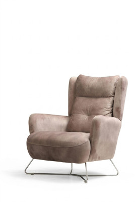 Luxury seating furniture living room armchair designer modern textile furniture upholstery fabric