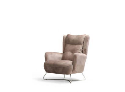 Luxury seating furniture living room armchair designer modern textile furniture upholstery fabric