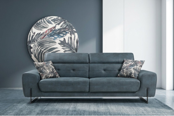 Three-seater sofa couch designer furniture living room modern seating new